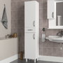 Hanah Home Selin - White Mueble de Baño Blanco 179cm x 35cm x 31.3cm Tablero de Partículas Melamina 18mm